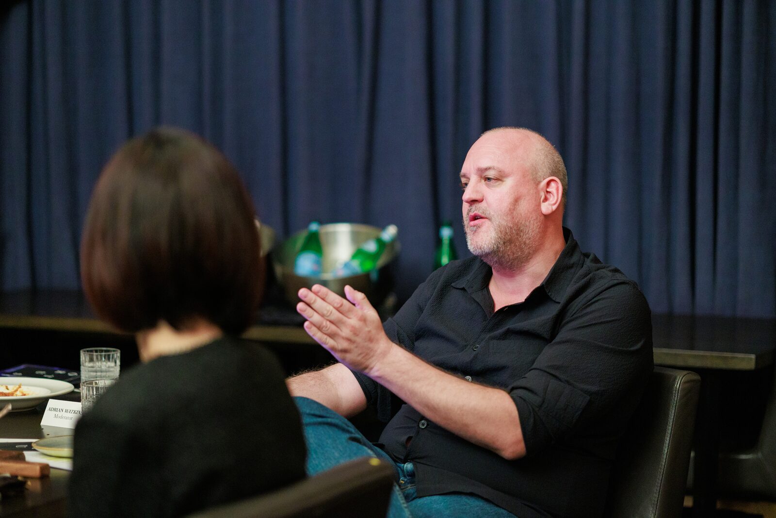 Adrian Watkins moderating an Ortus Club CXO roundtable in Singapore